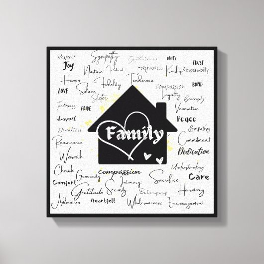 芸術 キャンバスプリント (正面)