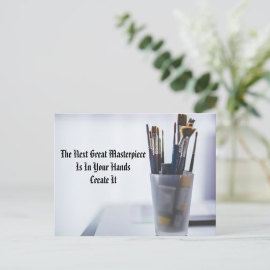 芸術 ポストカード (スタンド正面)