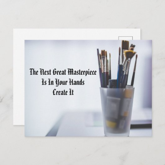 芸術 ポストカード (正面/裏面)