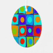 芸術 メタルオーナメント (正面左)