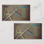 芸術 名刺 (正面/裏面)