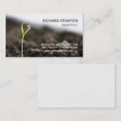 芽が出ている 名刺 (正面/裏面)