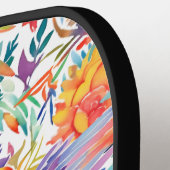 芽カラフル型 ピックルボールラケット (左詳細)