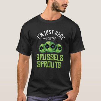 芽キャベツのギフト調味健康グリーン Tシャツ