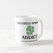 芽キャベツの常習者 コーヒーマグカップ (正面右)