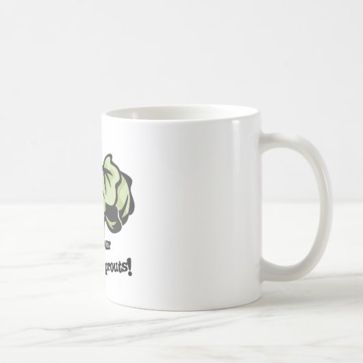 芽キャベツを食べなさい コーヒーマグカップ (右)