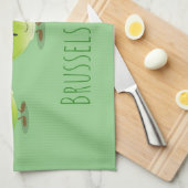 芽キャベツ|の台所タオル キッチンタオル (四つ折り)
