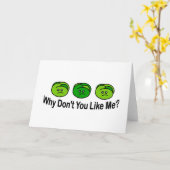 芽キャベツ カード (黄色い花)