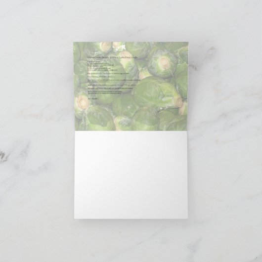 芽キャベツ カード (内部)