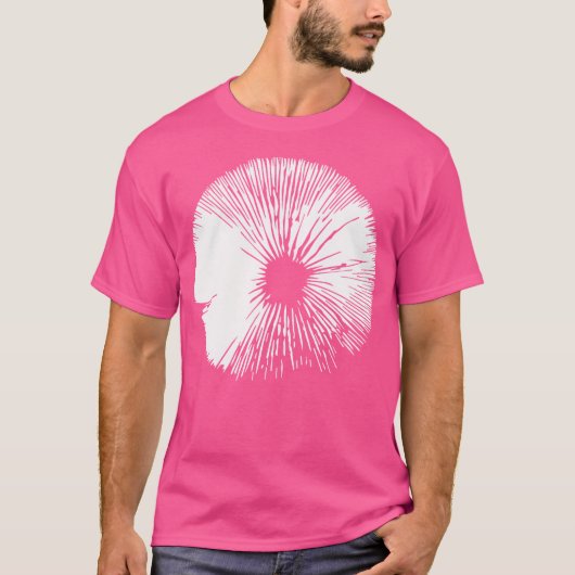 芽胞プリンのキノコのハンター真菌のforager tシャツ (正面)