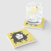 芽都佐 ストーンコースター (横)