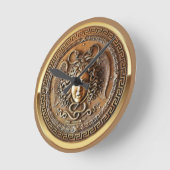 芽都佐 ラウンド壁時計 (傾斜)