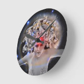 芽都佐 ラウンド壁時計 (傾斜)