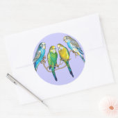 芽 ラウンドシール (封筒)