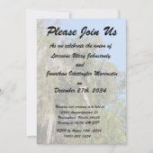 苔で覆われたスギスペインのー 招待状 (正面)