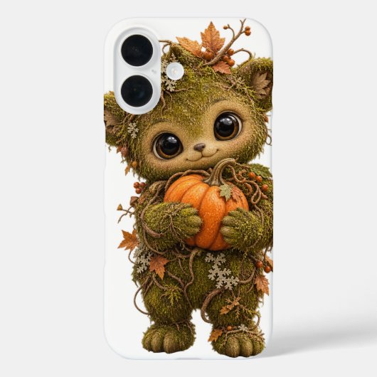 苔の森のクマのスマホケース Case-Mate iPhoneケース (裏面)