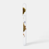 苔の森のクマのスマホケース iPhone 16ケース (左側面)