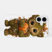 苔の森のクマのスマホケース iPhone 16ケース (裏面横)