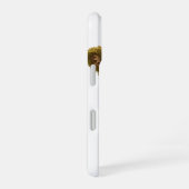 苔の森のクマのスマホケース iPhone 16ケース (右側面)