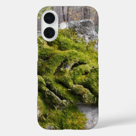 苔むした壊れた墓石 iPhone 16ケース