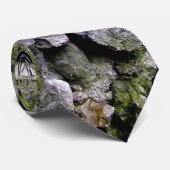 苔むした石壁 ネクタイ (ロール)