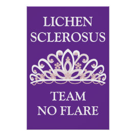 苔癬症啓発 "Team No Flare" ポスター