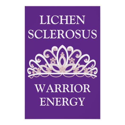苔癬症啓発 "Warrior Energy" ポスター (正面)
