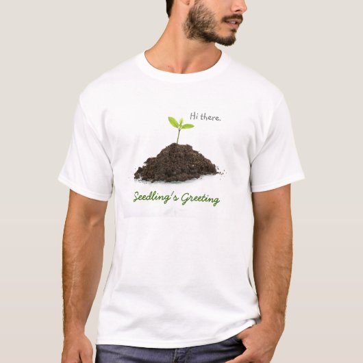 苗の挨拶 Tシャツ (正面)