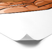 苗を持つ人の手を閉じる ポスター (角)