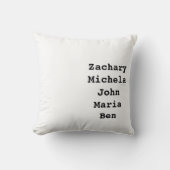 苗字装飾用クッションクリスマスプレゼント クッション (正面)