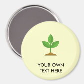 苗 マグネット (正面/裏面)