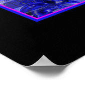 苛性万華鏡のように千変万化するパターン ポスター (角)