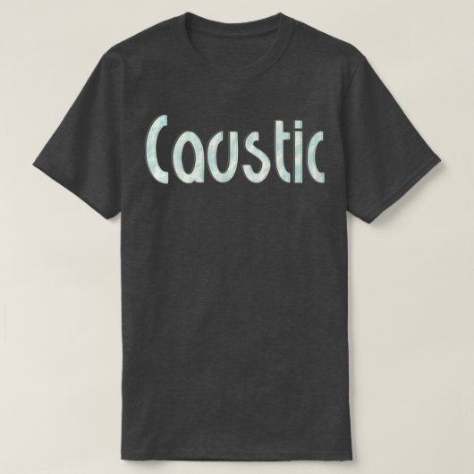 苛性 Tシャツ (デザイン正面)