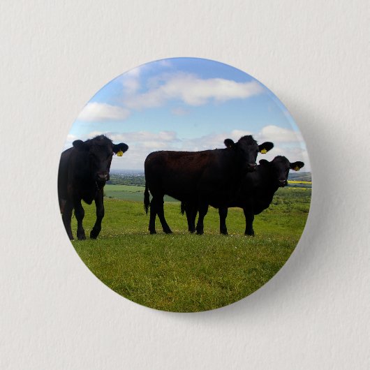 苛立ち 缶バッジ (正面)