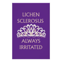 苛立つライケン・スクレロースス啓発 "Always Irritated"
