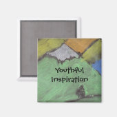 若々しいインスピレーションマグネット マグネット (正面/裏面)