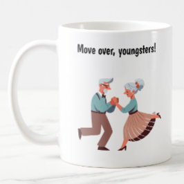 若々しいシニアダンサー コーヒーマグカップ