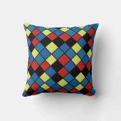 若々しいトレンド色のタイルより小さいプリント クッション (裏面)