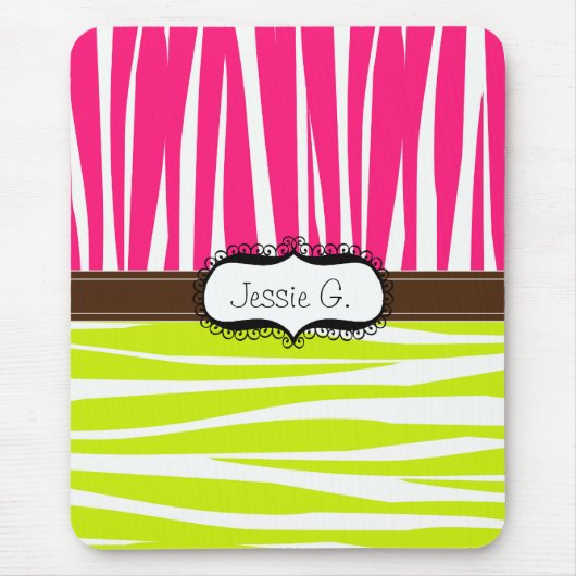 若いかわいらしいによるかわいいマウスパッドおよび野生 マウスパッド (正面)