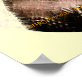 若いアフリカのYuli Ikelembaの女の子 – クロスハッチアート ポスター (角)