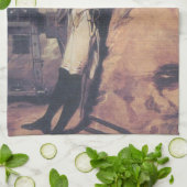 若いアレクサンダー・ハミルトンのふきん キッチンタオル (折り畳み)