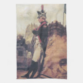 若いアレクサンダー・ハミルトンのふきん キッチンタオル (縦)