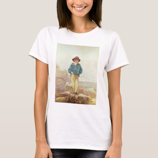 若いイギリス-フィッシャーの男の子 Tシャツ (正面)