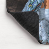 若いインドの女の子(1) マウスパッド (コーナー)