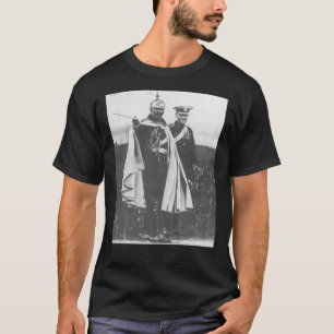 若いウィンストン・チャーチルCのカイザー・ウィルヘルムII Tシャツ