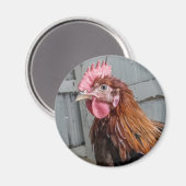 若いウェルサマーの鶏肉 マグネット (正面/裏面)