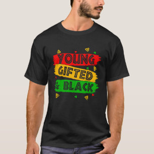 若いエド黒の女の子魔法と黒の歴史 Tシャツ