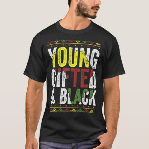 若いエド黒の歴史アパレルアフリカ人男性のWom Tシャツ