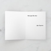 若いカスタムハッピーカップル漫画 シーズンカード (内部)