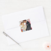 若いカップルのフォーマル衣服 スクエアシール (封筒)